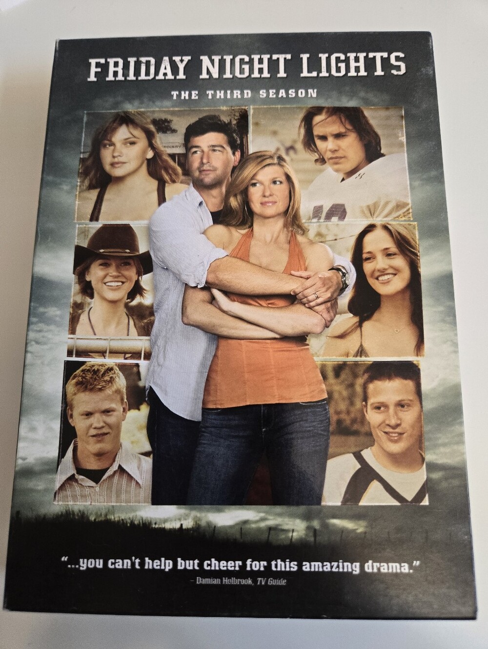 Universal Friday Night Lights Cast Photo DVD Back - Blue, Brown, White